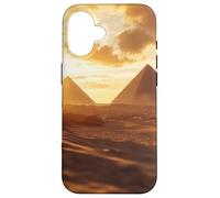 Cairo Pyramids Golden Desert Horizon Egypt Sunset Case for iPhone 16
