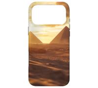 Cairo Pyramids Golden Desert Horizon Egypt Sunset Case for iPhone 17 Pro Max