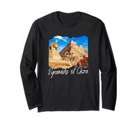 Cairo Souvenir/Cairo Giza Pyramids Long Sleeve T-Shirt