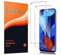 Caisemo 2 Pack For Huawei Nova 5T Tempered Glass Screen Protector,9H Hardness, Anti Scartch,Soft Touch