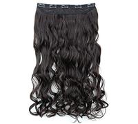 CAISHA 16" Clip In Extensions Hair Extensions Hairpiece Wavy Chocolate Brown C52-1