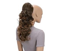 CAISHA 18" Hairpiece Ponytail Extensions Voluminous Wavy Brown Mix PH12