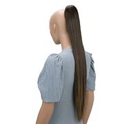 CAISHA 28" Extra Long Straight Ponytail Hairpiece Heat-resistant Synthetic Fibres Brown H163