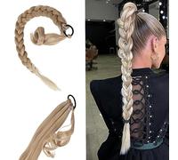 CAISHA 31.5" Hair Piece Ponytail Hair Extensions Braid For Braiding Blonde Mix HEZ 101