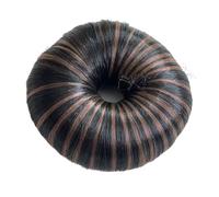 CAISHA Hair Donut Up Do Hair Ring Hairstyler Bun Maker Bridal Hairpiece Hair Styling Tool Brown Mix DK8
