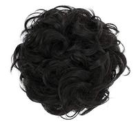 CAISHA Large Hairpiece Scrunchy Instant Updo Curly Messy Bun Black-Brown G21E