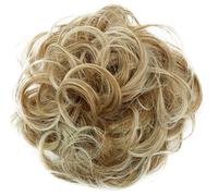 CAISHA Large Hairpiece Scrunchy Instant Updo Curly Messy Bun Blond Mix G7E