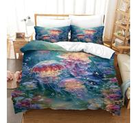 Caishenyedexiaonver123123_a_group_of_jellyfish_glowing_and_spar_bef5c00d-e414-40bb-9c0b-1766994068e9_2 Duvet Cover Sets 3 PCS Hotel Quality Quilt Cover Bedding Set Bed Covers with Pillowcases with Zip