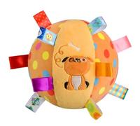 CAISHOW Dog Plush Ball Squeak Toys Soft Dog Squeaky Dog Toy Stuffed Animal Interactive Separation Anxiety Relief For Puppy Small And Medium Dogs Playing Pet Toy