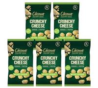 Cáisnua Cooked & Puffed Crunchy Mature Cheddar Cheese Snacks Pack of 5 x 20g - Cheese Crisps Multipack, Keto Snacks, 8g Protein, Low Carb, Vegetarian Baked Crisps, Gluten Free Snack