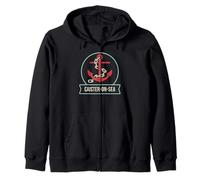 Caister-on-Sea - Ship's Anchor - Fun seafaring idea Zip Hoodie