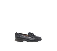 'Cait' Fringe Tassel Loafer Flats Caprice Black 4.5