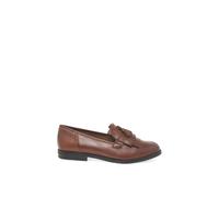 'Cait' Fringe Tassel Loafer Flats Caprice Brown 6