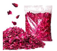 CaiTang 300g Wedding Petal Confetti Natural Throwing Biodegradable Dried Rose Flowers Wedding Party Decoration Rose Dried Flowers for Ba
