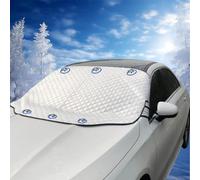 CaiTang Windscreen Cover, 6 Magnetic Car Windscreen Covers, Winter Magnetic Car Cover, for Against Snow, Ice, Frost, Dust, Sun (195 x 126 cm)