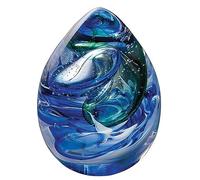 Caithness Glass Rip Tides Paperweight | Handcrafted Glass Paperweight | Made in Scotland | Gift or Collectable