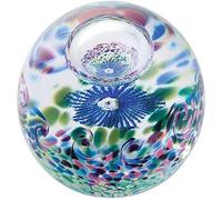 Caithness Glass Springtime Flower Paperweight | Multi-Coloured | 80mm x 80mm | Handmade Glass Paperweight | Handcrafting captures These Spring Flowers at The Peak of Perfection | Ornamental | Boxed