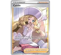 Caitlin 189/198 Ultra Rare Pokemon Card (SWSH Chilling Reign) + 1x TitanCards® Toploader
