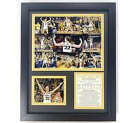 Caitlin Clark #22 | Iowa Hawkeyes Basketball Collectible | Legends Never Die | Framed Double Matted Photo Collage | 12"x15" | (Mosaic)