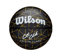 Wilson Caitlin Clark Repetition Basketball - Black/Yellow, Size 6-28.5"