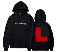 Caity Baser Still Learning 2025 Hoodie Sweatshirt, Classic Hooded Sweatshirt for Men and Women, Fashion Series,Black,XS