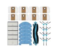 CAIXI Compatible With T20 Pro T10 Lite S3/S3 Plus R3 Robot Vacuum Cleaner Main Side Brush Mop Cloth Filter Dust Collector Replacement Kit(Set B)