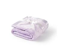 Caixiabeauty Personalized Baby Blanket, Custom Embroidered Name, Purple, 100 x 100cm, Unisex