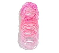 Caiyao 36Pcs Colorful Elastic Seed Beaded Bracelets Set Bohemia Multilayer Rainbow Beaded Stretch Bracelet Anklet Adjustable Glass Beads Wristbands for Women Summer Beach Boho Vaction Jewelry, M