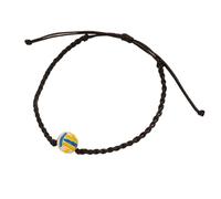 Caiyao Handmade Braided Football Soccer Basketball Volleyball Baseball Tennis Rugby Charm bracelets Adjustable Sports Ball Friendship String Rope Bracelets for Women Men Sports Team Jewelry Gifts, M