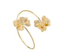Caiyao Moon Star Upper Arm Open Cuff Wrap Bracelets Bohemia Adjustable Gold Shell Starfish Flower Coil Swirl Leaf Armband Bracelet for Women Wedding Party Prom Festival Costume Jewelry Gifts, M, Zinc