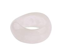 Caiyao Statement Domed Resin Bracelet Transparent Acrylic Geometric Tortoiseshell Chunky Thick Bangle Skewed Wide Face Plastic Acrylic Big Large Bracelet for Women Girls Jewelry Gift, 8.07 inches,
