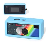 CAIYOULE Camera Case for Kodak CHARMERA Keychain Digital Camera Blind Box, Hard Mini Camera Case for Kodak 1987 with Shockproof Protective Cover for Beginners, Teens and Adults, Light Blue, No Camera