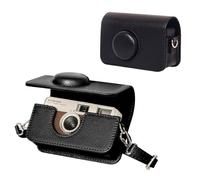 CAIYOULE Camera Case for Kodak EKTAR H35 H35N/F8/F9 Half Frame Film Camera, PU Leather Camera Case for Kodak Camera Carrying Protective Case with Shoulder Strap, Black (No Camera)