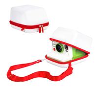 CAIYOULE Camera Case for Polaroid Now 3rd, OneStep, OneStep+, Onestep 2, Now, Now+Gen 2, Flip Instant Film Camera, Protective Hard Shell Camera Crossbody Bag with Adjustable Strap, White (No Camera)