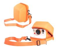 CAIYOULE Camera Case for Polaroid Now 3rd, OneStep, OneStep+, Onestep 2, Now, Now+Gen 2, Flip Instant Film Camera, Protective Hard Shell Camera Crossbody Bag with Adjustable Strap, Orange (No Camera)