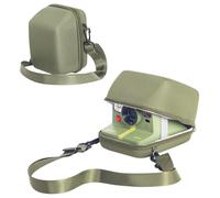 CAIYOULE Camera Case for Polaroid Now 3rd, OneStep, OneStep+, Onestep 2, Now, Now+Gen 2, Flip Instant Film Camera, Protective Hard Shell Camera Crossbody Bag with Adjustable Strap, Green (No Camera)