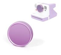 CAIYOULE Lens Cap for Polaroid Now 3rd Gen I-Type Instant Camera, Aluminum Alloy Lens Cover for Now+ 2nd/3rd Gen Instant Film Camera, Dustproof & Scratch-Resistant, Quality Lens Protection, Purple