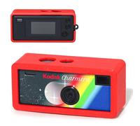 CAIYOULE Protective Camera Case Compatible with Kodak CHARMERA Keychain Digital Camera, Red, No Camera