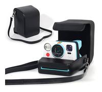 CAIYOULE Protective Camera Case for Polaroid Now+3rd, Now 3rd, Now 2nd I-Type, Now Instant Film Camera, Retro PU Camera Sling Bag with Adjustable Shoulder Strap, Black, No Camera