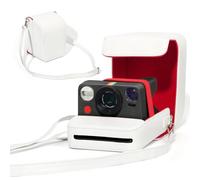 CAIYOULE Protective Camera Case for Polaroid Now+3rd, Now 3rd, Now 2nd I-Type, Now Instant Film Camera, Retro PU Camera Sling Bag with Adjustable Shoulder Strap, White, No Camera