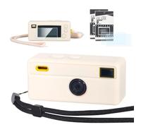 CAIYOULE Silicone Case for KODAK CHARMERA Keychain Camera Blind Box, White | Soft Silicone, Protective Camera Sleeve for Kodak 1987 Millennium Keychain Camera, with 2 Screen Protectors, 2 Wrist Straps