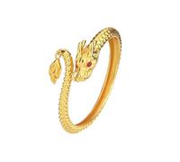 CAIYUNELEX Retro Creative Adjustable Dragon Bracelet for Men and Women, Give Power and Protection, Symbolize Luck and Success. Dragon Charm Jewelry Gift for Dragon Lovers, Unisex 6-8 IN, 8 inches