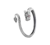 CAIYUNELEX Retro Creative Adjustable Dragon Bracelet for Men and Women, Give Power and Protection, Symbolize Luck and Success. Dragon Charm Jewelry Gift for Dragon Lovers, Unisex 6-8 IN, about 8.5