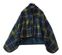 CAIYZH Adult Winter Wheelchair Blanket, Windproof and Warm, with Button Fastening for Easy Donning and Doffing, Suitable for Elderly Users,D