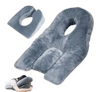 CAIYZH Face Down Sleeping Pillow On The Bed After Retinal Surgery, Ideal For Sleep Vitrectomy And Macular Hole Recovery, Comfortable Design For Optimal Comfort And Healing(Gray)