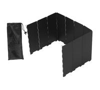 CAIYZH Panel Iron Outdoor Stove Windshield For Camping Bbq Gas Burner Wind Screen, Folding Camp Stove Windshields For Hiking And Outdoor Cooking