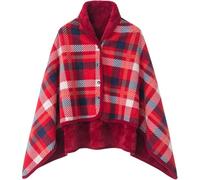 CAIYZH Wheelchair Blanket Winter Warmth Cover, Windproof and Insulating, Soft and Comfortable, Easy to Wear, Suitable for Home, Sofa, and Office Use,Red