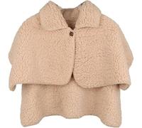 CAIYZH Women's Snap-Fastening Shawl Scarf, Featuring A Portable Design for Easy Wear and Removal, Soft and Comfortable, Provides Warmth for The Shoulders and Neck,Apricot