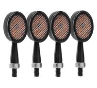 CAIZHICNC For Yamaha For Bobber 10mm Motorcycle LED Turn Signal Bullet Flasher Blinker Lamp 12V Metal Indicator Light Motorcycle Turn Lights