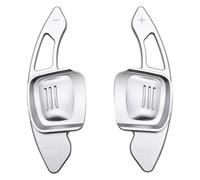 CAIZHICNC Shifter Extension Cover For Vw For Golf MK8 For GTI Automotive Aluminum Steering Wheel Paddle Shifters Gear Shift Shifter Extension Fitment(Silver)